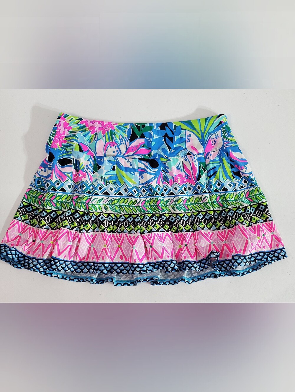 Lilly Pulitzer Med Multicolor Printed Tennis, Golf, Pickleball Skort